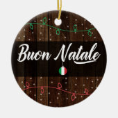 イタリアンなメリークリスマス、Buon Natale セラミックオーナメント (正面)