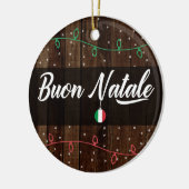 イタリアンなメリークリスマス、Buon Natale セラミックオーナメント (左)