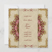 イタリアンなルネサンスの庭の続き-招待状 招待状 (裏面)