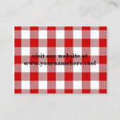 イタリアンなレストラン 名刺 (裏面)