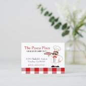 イタリアンなレストラン 名刺 (スタンド正面)
