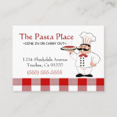 イタリアンなレストラン 名刺 (正面)