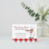 イタリアンなレストラン 名刺 (スタンド正面)
