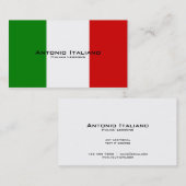 イタリアンなレッスン/イタリアンな先生 名刺 (正面/裏面)