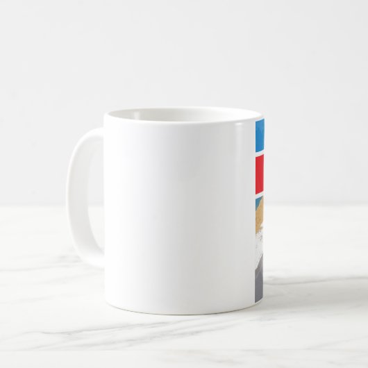 イタリアンな仕事のジャガーのEタイプ848CRYマグ コーヒーマグカップ (正面左)