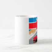 イタリアンな仕事のジャガーのEタイプ848CRYマグ コーヒーマグカップ (中央)