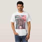 イタリアンな伝統犬のティー Tシャツ (正面フル)