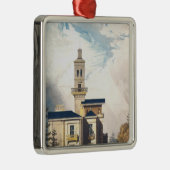 イタリアンな別荘または狩猟小屋の高度 メタルオーナメント (右)