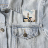 イタリアンな別荘または狩猟小屋の高度 缶バッジ (インサイチュ)