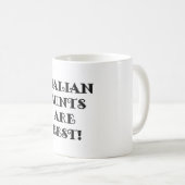 イタリアンな叔母さんは最も最高のです コーヒーマグカップ (正面右)