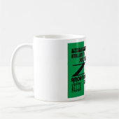 イタリアンな叔母さん: 質 コーヒーマグカップ (左)