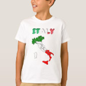 イタリアンな国旗 Tシャツ (正面)