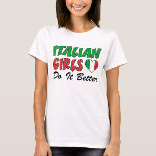 イタリアンな女の子それはよくします Tシャツ