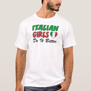 イタリアンな女の子それはよくします Tシャツ