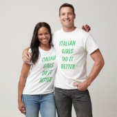 イタリアンな女の子それはよくします Tシャツ (ユニセックス)