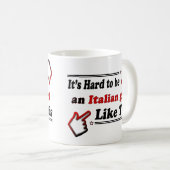 イタリアンな女の子 コーヒーマグカップ (正面右)