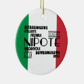 イタリアンな姪及び孫娘: 質 セラミックオーナメント (右)