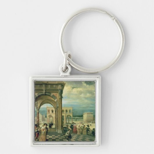 イタリアンな宮殿1623年 キーホルダー (正面)