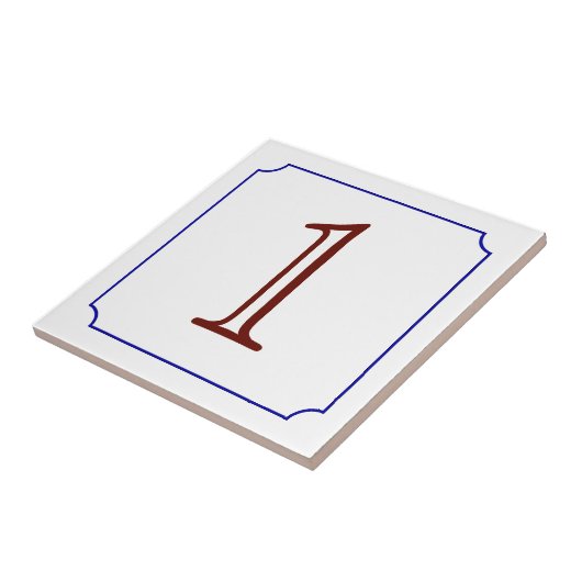 イタリアンな屋家番号 タイル (側面)