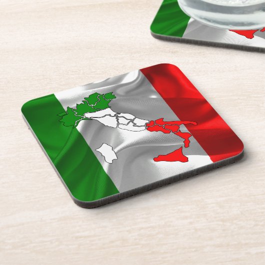 イタリアンな振る旗 コースター (左側)