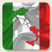 イタリアンな振る旗 コースター (正面)