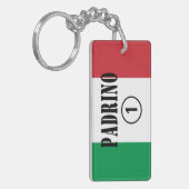 イタリアンな教父: Padrino Numero Uno キーホルダー (正面左)