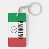 イタリアンな教父: Padrino Numero Uno キーホルダー (裏面)