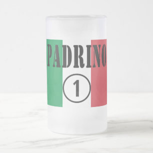 イタリアンな教父: Padrino Numero Uno フロストグラスビールジョッキ