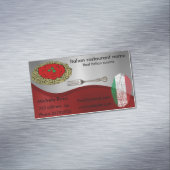 イタリアンな料理 マグネット名刺 (インサイチュ)