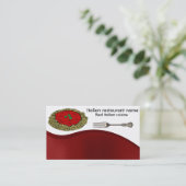 イタリアンな料理 名刺 (スタンド正面)