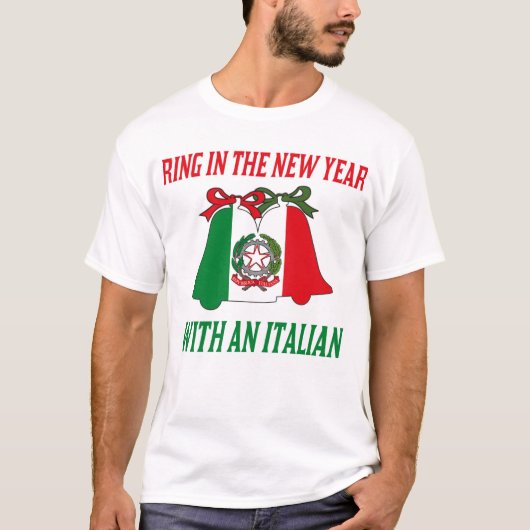 イタリアンな新年 Tシャツ (正面)