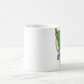 イタリアンな旗のコーヒー・マグ コーヒーマグカップ (中央)