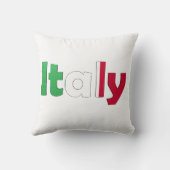 イタリアンな旗の枕 クッション (裏面)