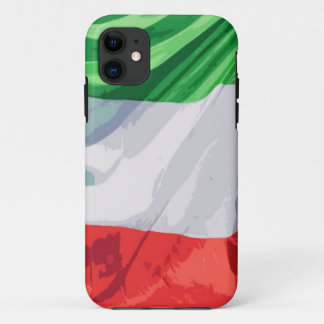 イタリアンな旗のiPhoneの場合 iPhone 11 ケース