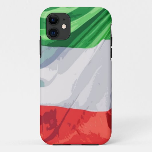 イタリアンな旗のiPhoneの場合 Case-Mate iPhoneケース (裏面)