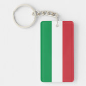 イタリアンな旗のkeychain | Tricoloreイタリア キーホルダー (正面)