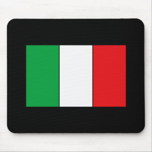 イタリアンな旗のTシャツおよびギフト マウスパッド