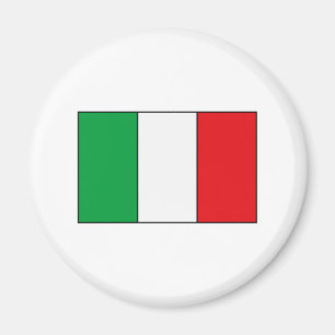 イタリアンな旗のTシャツおよびギフト マグネット