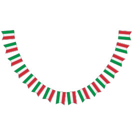 イタリアンな旗、イタリアの旗が付いているパーティーの旗 バンティングフラッグ