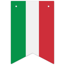 イタリアンな旗、イタリアの旗が付いているパーティーの旗 バンティングフラッグ