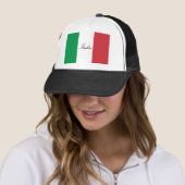 イタリアンな旗-イタリア-イタリアの旗 キャップ (インサイチュ)
