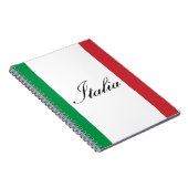イタリアンな旗-イタリア-イタリアの旗 ノートブック (右側)