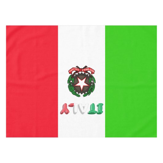 イタリアンな旗 テーブルクロス (正面(横))