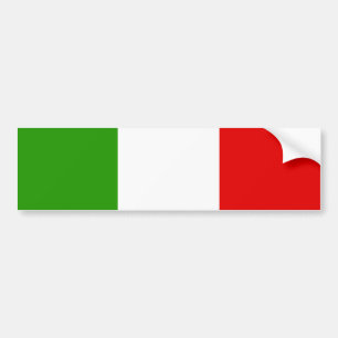イタリアンな旗 バンパーステッカー