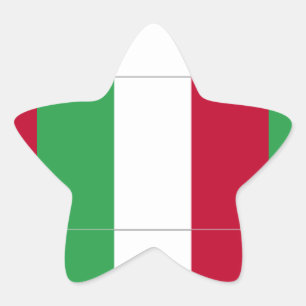 イタリアンな旗 星シール