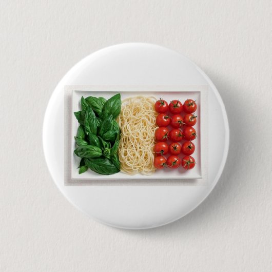 イタリアンな旗 缶バッジ (正面)