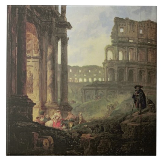 イタリアンな景色 タイル (正面)