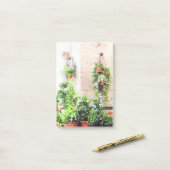 イタリアンな水彩画の花の市場 ポストイット (デスク上)