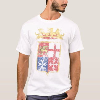 イタリアンな海軍Tシャツの紋章付き外衣 Tシャツ