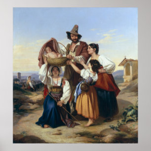 イタリアンな牧夫1835年 ポスター